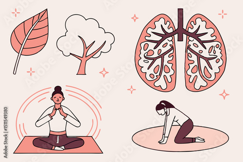 Yoga and breathwork for lung health and wellness