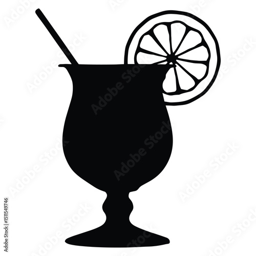 cola piñata on white background 