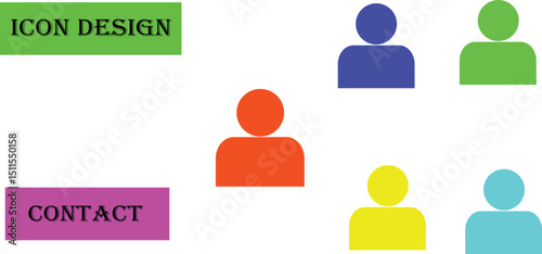 Social network concept vector illustration with people icons for communication and community