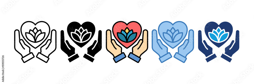 Obraz premium Employee Wellness Icon Element For Design