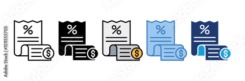 Tax Icon Element For Design