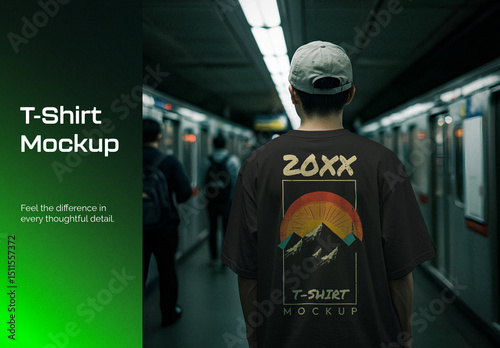 Oversized T-shirt Mockup
