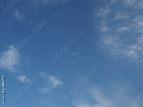 Fototapeta Naklejka Na Ścianę i Meble -  blue sky with clouds background