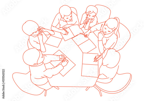  school Children studying together