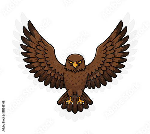 Eagle Mascot Illustration Design Art