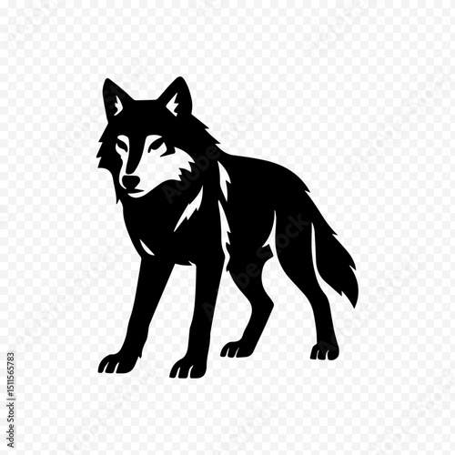 Minimalist Fox Icon - Simple Wild Animal Symbol

