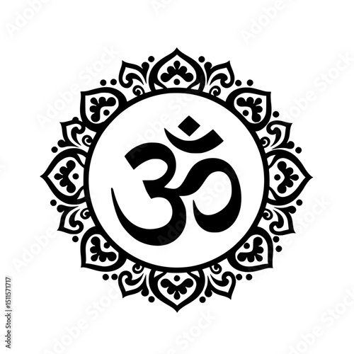 Om Symbol Mandala