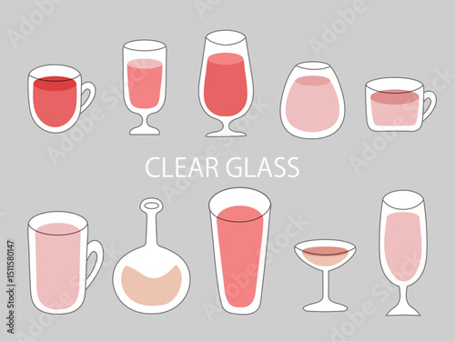 clear glass