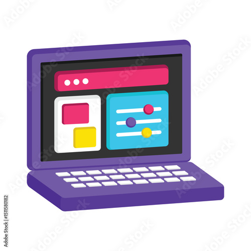 Setting  Vector style icon. Eps 10 file