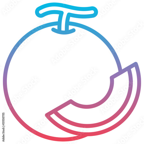 Melon Fruit Icon