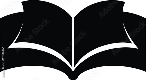 open book vector illustration