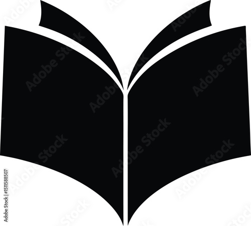open book vector illustration