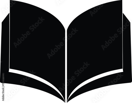 open book vector illustration