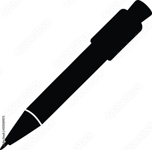 Cartoon pencil illustration