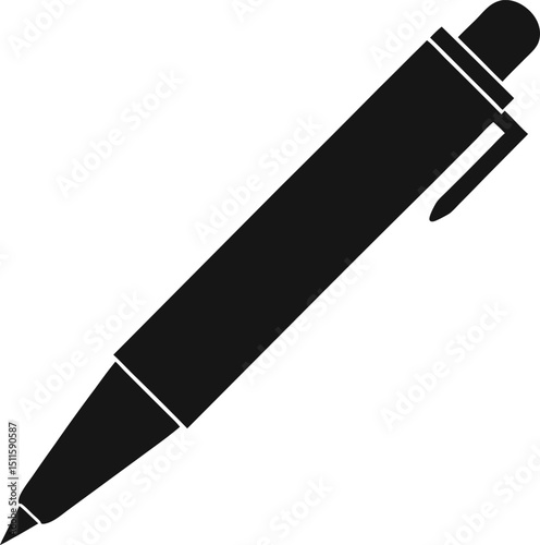 Cartoon pencil illustration