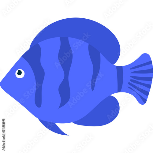 Fish Flat Illustration
