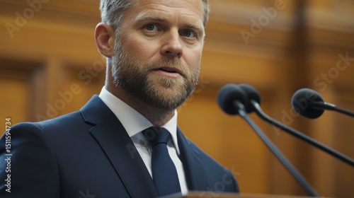 Chris Hipkins, New Zealand's Prime Minister, delivering a speech