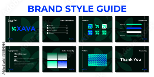 Wallpaper Mural Modern Minimalist Creative Professional And Attractive Brand Style Guide Template. Torontodigital.ca