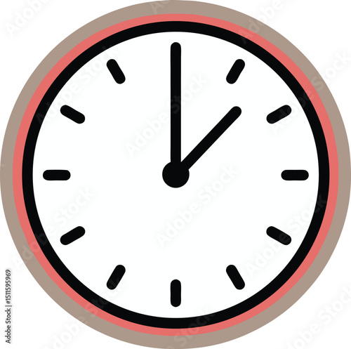 Clock Icon Showing 2:55