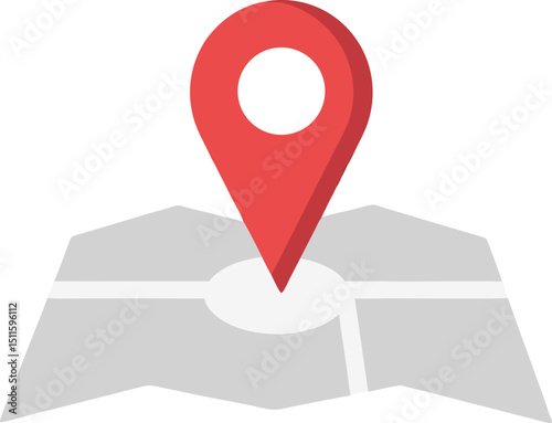 Map with Single Location Pin