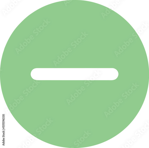 Green Minus Icon