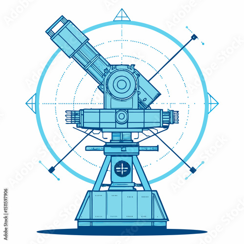 drawing of a wind turbine