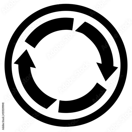 vector illustration of a white arrow