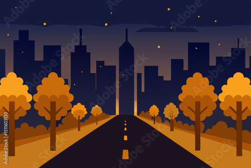 night city landscape