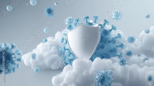 Protective Shield Against Virus Pandemic