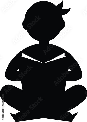 black silhouette of a man