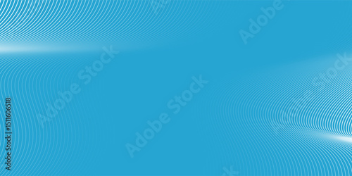 Cyan blue abstract background with curve line for backdrop or presentation