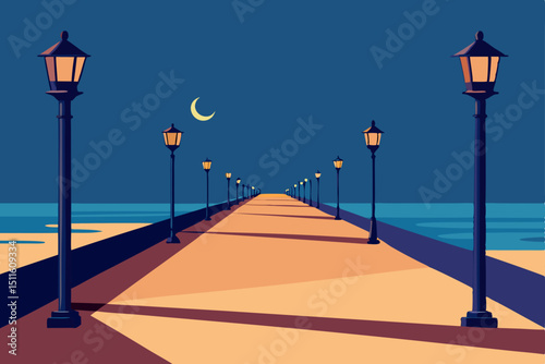 street lamp on the street