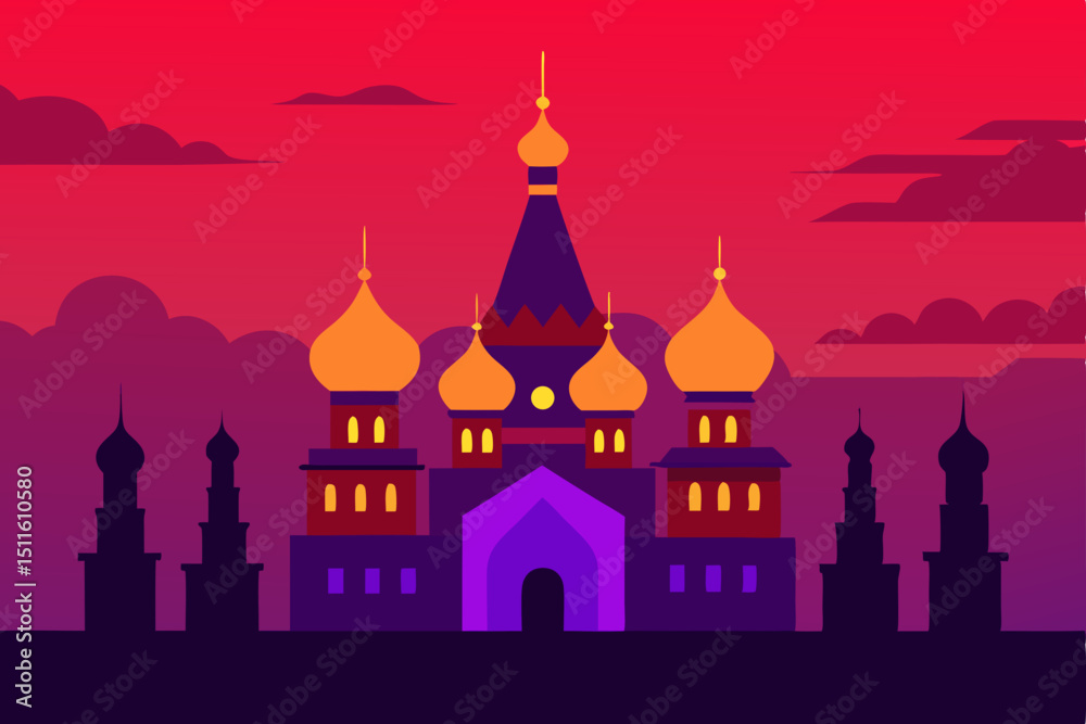 Fototapeta premium cathedral of christ the savior in moscow
