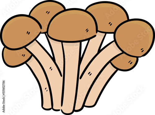 Illustration of mushroom
