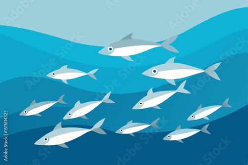 sharks in the ocean