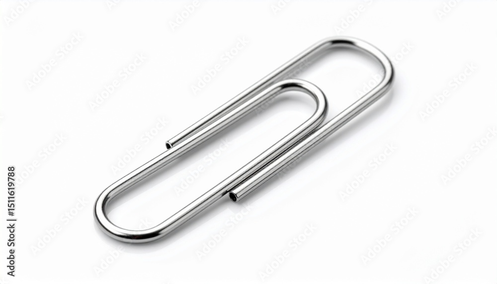 paper clip isolated on white paper clip isolated on white
