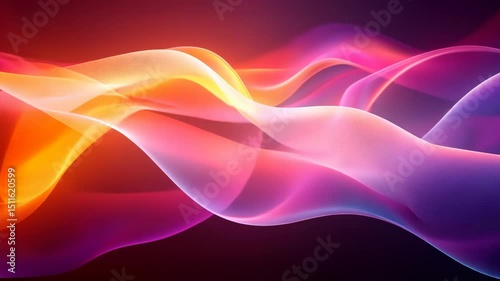 Abstract vibrant flowing lines