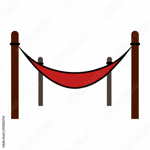 red carpet isolated on white background