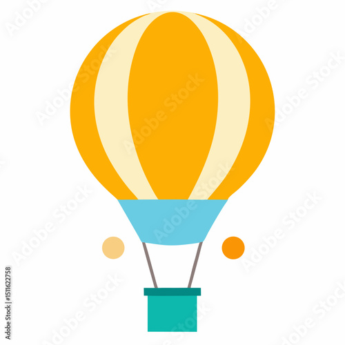hot air balloon vector