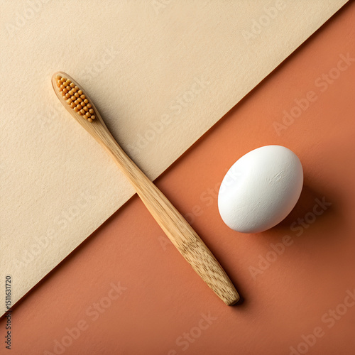 eggs on a wooden table