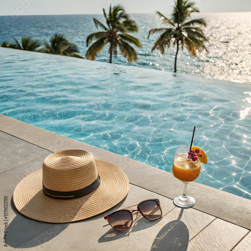 cocktail on the terrace