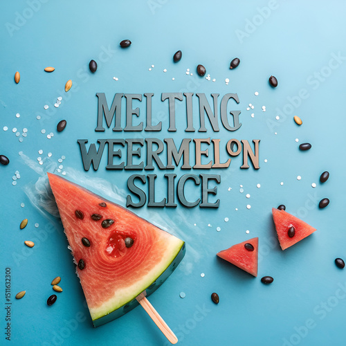 watermelon and slice of watermelon