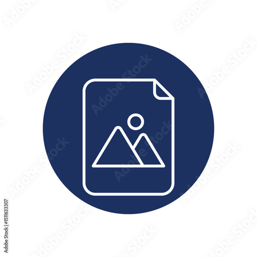 Image File icon vector 