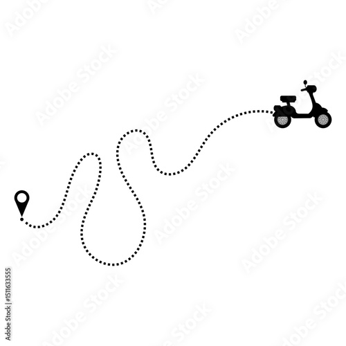 Motorcycle Travel Route