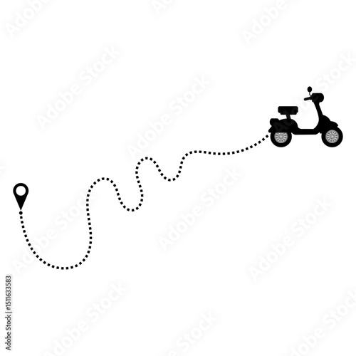 Motorcycle Travel Route