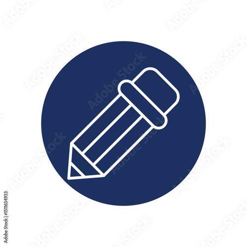 Pencil icon vector 
