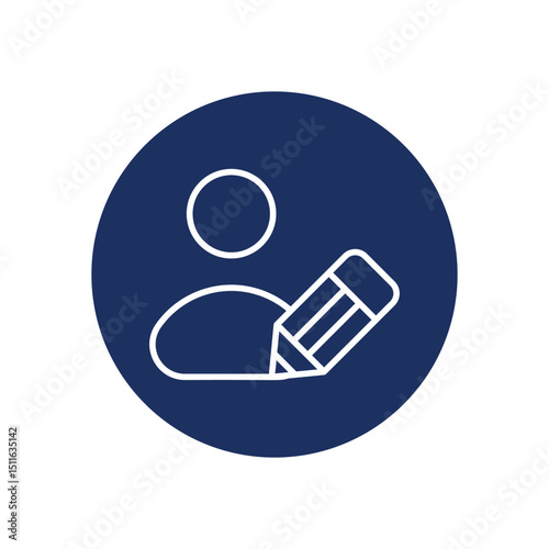 Contributor icon vector 