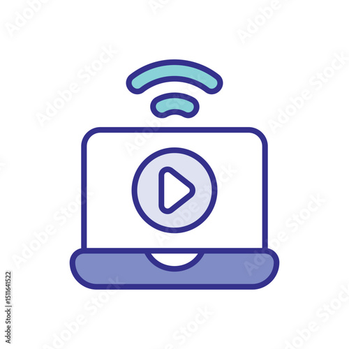 Video icon vector 