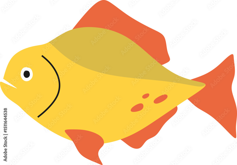 Fish Flat Illustration Fish Flat Illustration