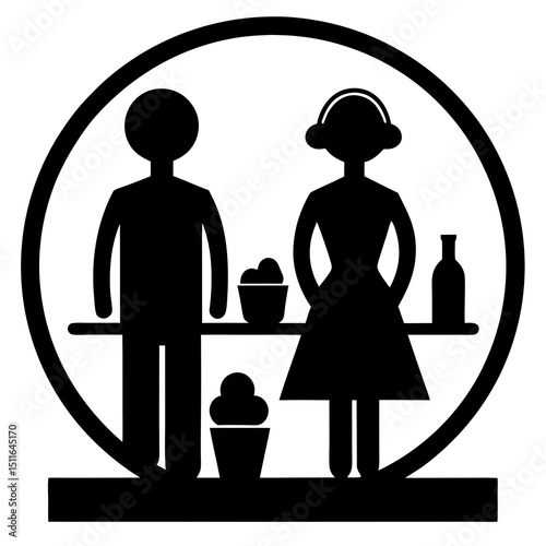People Enjoying Food and Drinks Inside the Restaurant With Interior Design